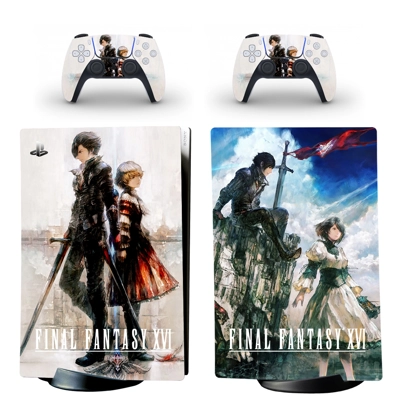 Final Fantasy 16 decal skin for PS5 Digital Console and tw.. Final Fantasy 16 decal skin for PS5 Digital Console and tw..