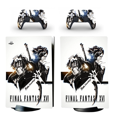 Final Fantasy 16 decal skin for PS5 Digital Console and tw.. Final Fantasy 16 decal skin for PS5 Digital Console and tw..