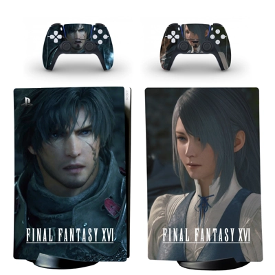 Final Fantasy 16 decal skin for PS5 Digital Console and tw.. Final Fantasy 16 decal skin for PS5 Digital Console and tw..