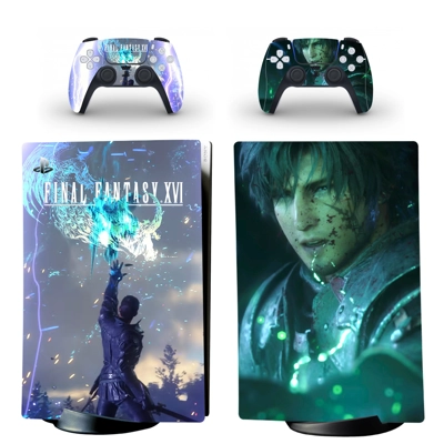 Final Fantasy 16 decal skin for PS5 Digital Console and tw.. Final Fantasy 16 decal skin for PS5 Digital Console and tw..