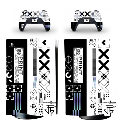 Counter Strike decal skin for PS5 Digital Console and two .. Counter Strike decal skin for PS5 Digital Console and two ..