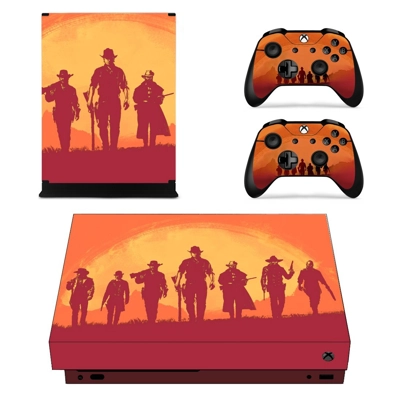 Red Dead Redemption 2 decal skin for Xbox one X Console an.. Red Dead Redemption 2 decal skin for Xbox one X Console an..