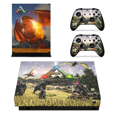 ARK Survival Evolved decal skin for Xbox one X Console and.. ARK Survival Evolved decal skin for Xbox one X Console and..