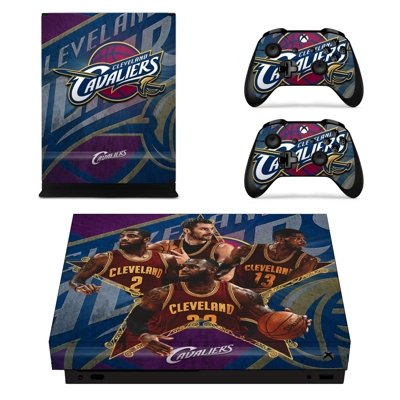 Cleveland Cavaliers decal skin for Xbox one X Console and .. Cleveland Cavaliers decal skin for Xbox one X Console and ..