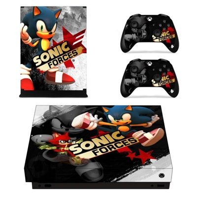 Sonic Forces decal skin for Xbox one X Console and 2 Contr.. Sonic Forces decal skin for Xbox one X Console and 2 Contr..