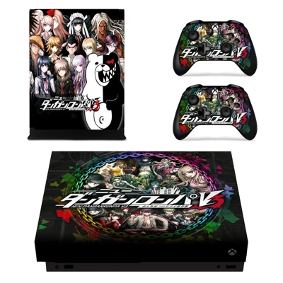 Danganronpa decal skin for Xbox one X Console and 2 Contro.. Danganronpa decal skin for Xbox one X Console and 2 Contro..
