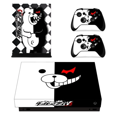 Danganronpa decal skin for Xbox one X Console and 2 Contro.. Danganronpa decal skin for Xbox one X Console and 2 Contro..