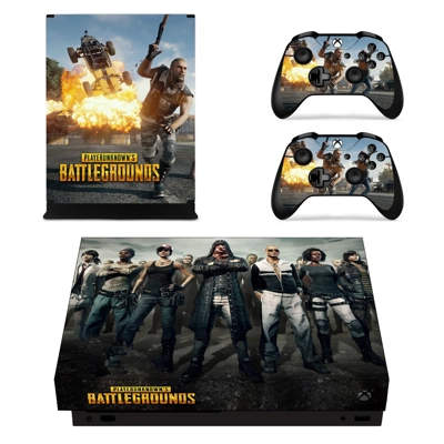 Battlegrounds decal skin for Xbox one X Console and 2 Controllers