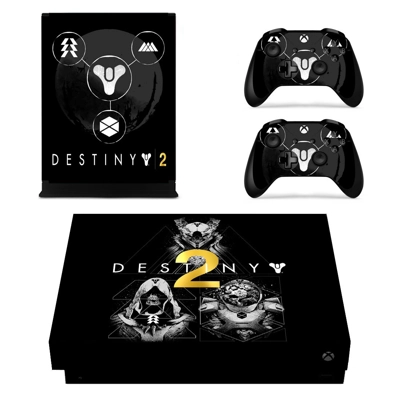 Destiny 2 decal skin for Xbox one X Console and 2 Controll.. Destiny 2 decal skin for Xbox one X Console and 2 Controll..