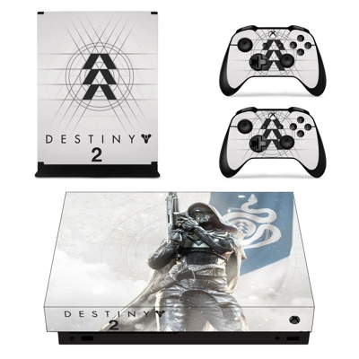 Destiny 2 decal skin for Xbox one X Console and 2 Controll.. Destiny 2 decal skin for Xbox one X Console and 2 Controll..