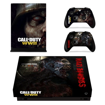 Call of Duty WW2 decal skin for Xbox one X Console and 2 C.. Call of Duty WW2 decal skin for Xbox one X Console and 2 C..