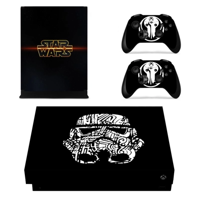 Star Wars decal skin for Xbox one X Console and 2 Controll.. Star Wars decal skin for Xbox one X Console and 2 Controll..
