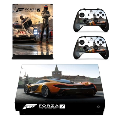 Forza Motorsport 7 decal skin for Xbox one X Console and 2 Controllers
