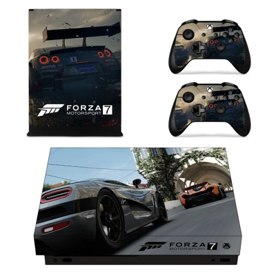 Forza Motorsport 7 decal skin for Xbox one X Console and 2 Controllers