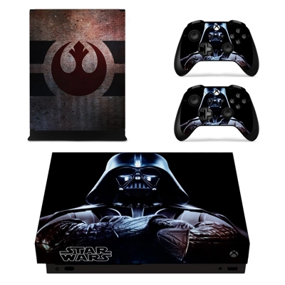Star Wars decal skin for Xbox one X Console and 2 Controllers