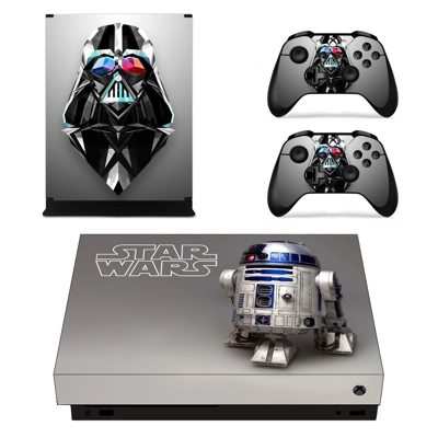 Star Wars decal skin for Xbox one X Console and 2 Controllers