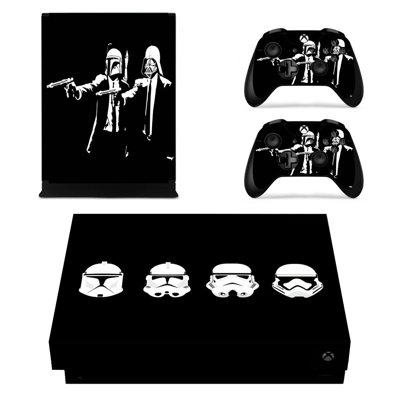 Star Wars decal skin for Xbox one X Console and 2 Controll.. Star Wars decal skin for Xbox one X Console and 2 Controll..