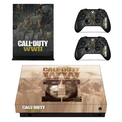 Call of Duty WW2 decal skin for Xbox one X Console and 2 C.. Call of Duty WW2 decal skin for Xbox one X Console and 2 C..