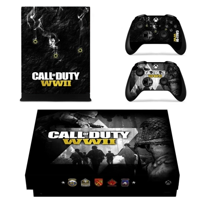 Call of Duty WW2 decal skin for Xbox one X Console and 2 C.. Call of Duty WW2 decal skin for Xbox one X Console and 2 C..