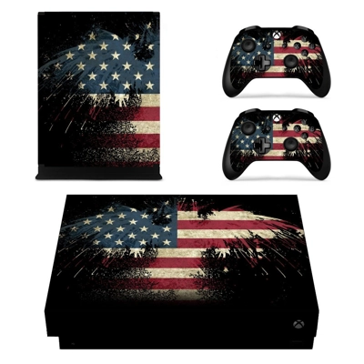 Vintage Custom American Flag decal skin for Xbox one X Con.. Vintage Custom American Flag decal skin for Xbox one X Con..