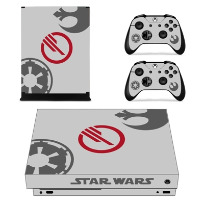 Star Wars decal skin for Xbox one X Console and 2 Controll.. Star Wars decal skin for Xbox one X Console and 2 Controll..