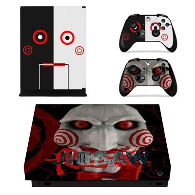 Jigsaw decal skin for Xbox one X Console and 2 Controllers Jigsaw decal skin for Xbox one X Console and 2 Controllers