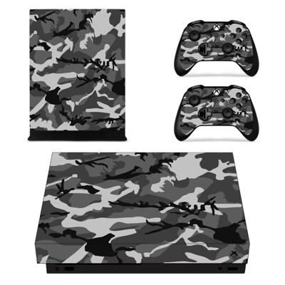 Woodland Camouflage decal skin for Xbox one X Console and .. Woodland Camouflage decal skin for Xbox one X Console and ..