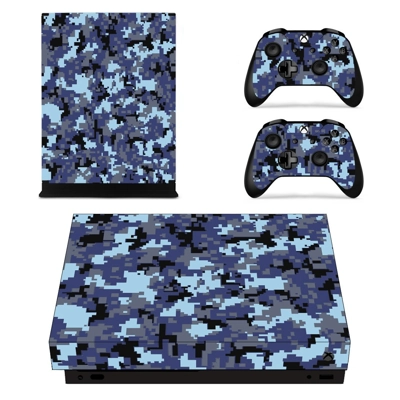 Camouflage decal skin for Xbox one X Console and 2 Control.. Camouflage decal skin for Xbox one X Console and 2 Control..