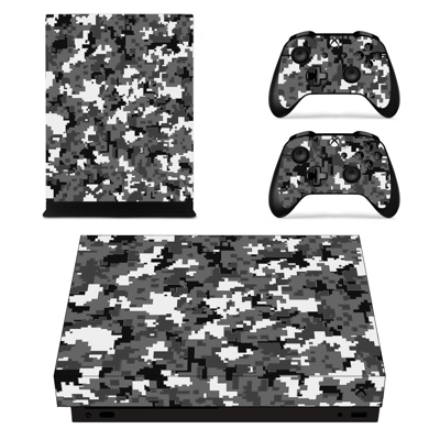 Military Camouflage decal skin for Xbox one X Console and .. Military Camouflage decal skin for Xbox one X Console and ..