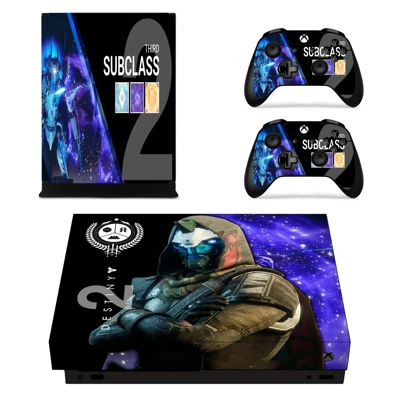 Destiny 2 decal skin for Xbox one X Console and 2 Controll.. Destiny 2 decal skin for Xbox one X Console and 2 Controll..