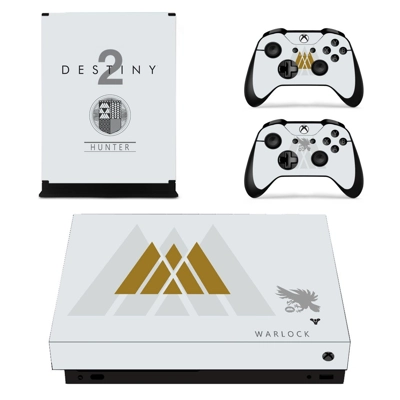 Destiny 2 decal skin for Xbox one X Console and 2 Controllers