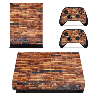 Rusted Brick Wall decal skin for Xbox one X Console and 2 .. Rusted Brick Wall decal skin for Xbox one X Console and 2 ..