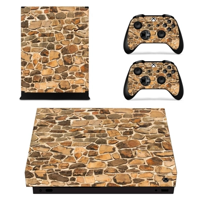 Rusted stone wall decal skin for Xbox one X Console and 2 .. Rusted stone wall decal skin for Xbox one X Console and 2 ..