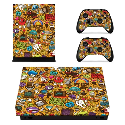 Eat sleep jdm domo decal skin for Xbox one X Console and 2.. Eat sleep jdm domo decal skin for Xbox one X Console and 2..