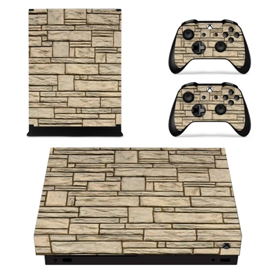 Stone Wall decal skin for Xbox one X Console and 2 Control.. Stone Wall decal skin for Xbox one X Console and 2 Control..