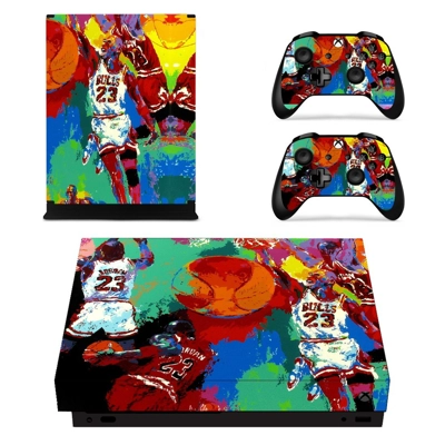 Michael jordan leroy neiman decal skin for Xbox one X Cons.. Michael jordan leroy neiman decal skin for Xbox one X Cons..