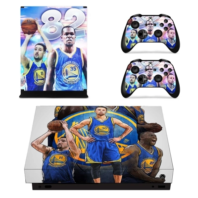 Golden State Warriors decal skin for Xbox one X Console an.. Golden State Warriors decal skin for Xbox one X Console an..