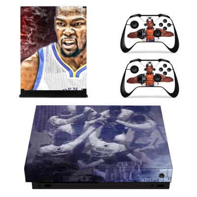 Golden State Warriors decal skin for Xbox one X Console and 2 Controllers