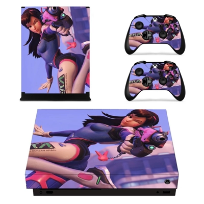 Overwatch decal skin for Xbox one X Console and 2 Controll.. Overwatch decal skin for Xbox one X Console and 2 Controll..