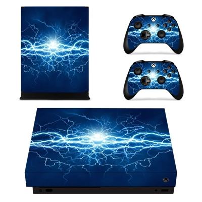 Electric Lightning decal skin for Xbox one X Console and 2.. Electric Lightning decal skin for Xbox one X Console and 2..