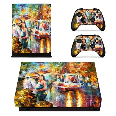 Kiss of Passion decal skin for Xbox one X Console and 2 Co.. Kiss of Passion decal skin for Xbox one X Console and 2 Co..