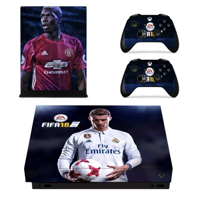FIFA 18 Cristiano Ronaldo and Pogba decal skin for Xbox on.. FIFA 18 Cristiano Ronaldo and Pogba decal skin for Xbox on..