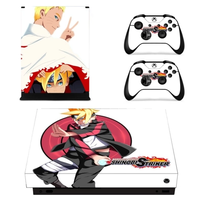Naruto to Boruto Shinobi Striker decal skin for Xbox one X.. Naruto to Boruto Shinobi Striker decal skin for Xbox one X..
