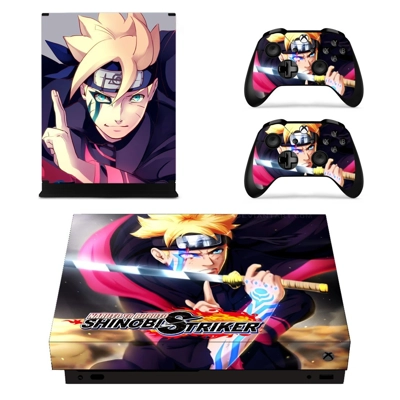Naruto to Boruto Shinobi Striker decal skin for Xbox one X.. Naruto to Boruto Shinobi Striker decal skin for Xbox one X..