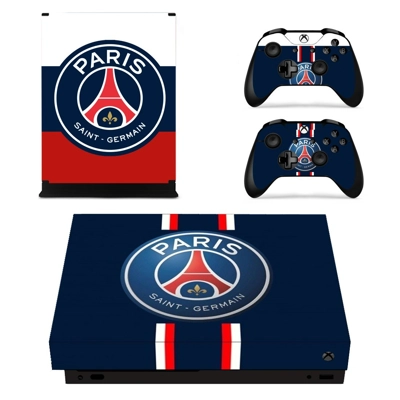Paris Saint Germain decal skin for Xbox one X Console and .. Paris Saint Germain decal skin for Xbox one X Console and ..