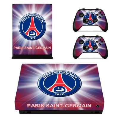 Paris Saint Germain decal skin for Xbox one X Console and .. Paris Saint Germain decal skin for Xbox one X Console and ..