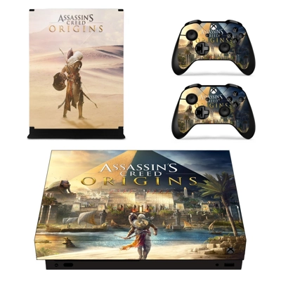 Assassin's Creed Origins decal skin for Xbox one X Console.. Assassin's Creed Origins decal skin for Xbox one X Console..