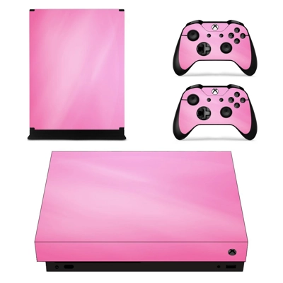 Pink decal skin for Xbox one X Console and 2 Controllers Pink decal skin for Xbox one X Console and 2 Controllers