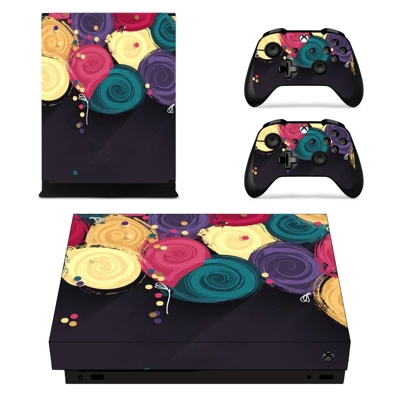 Floral Design decal skin for Xbox one X Console and 2 Cont.. Floral Design decal skin for Xbox one X Console and 2 Cont..