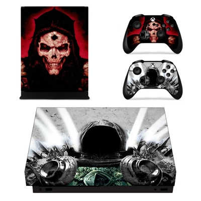 Dark Wanderer decal skin for Xbox one X Console and 2 Cont.. Dark Wanderer decal skin for Xbox one X Console and 2 Cont..